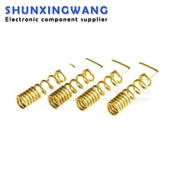 5pcs Copper GSM/GPRS spring antenna thickened copper spiral coil wound antenna GSM antenna mainboard welding