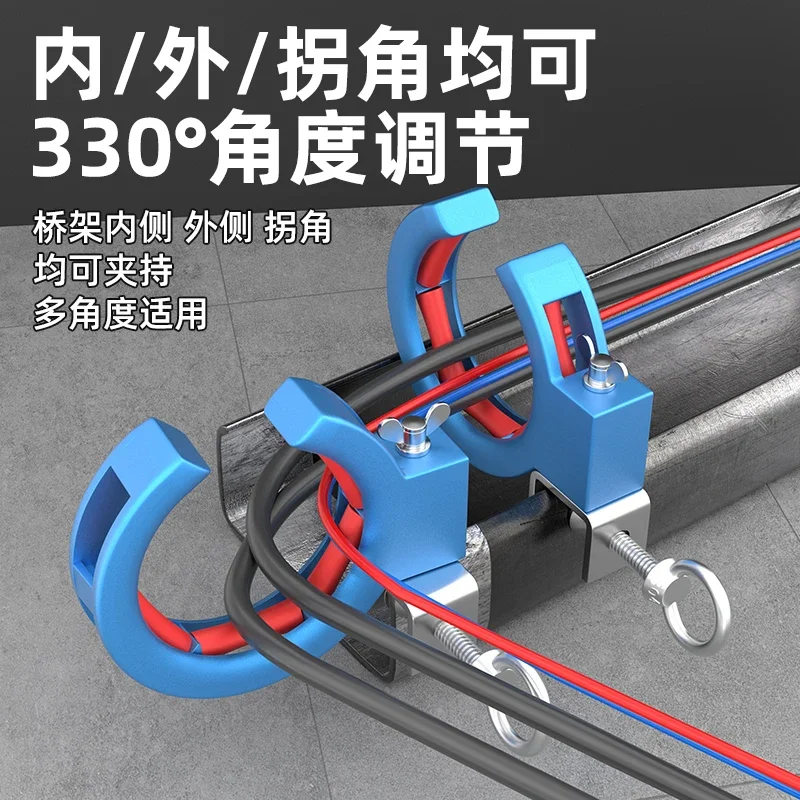 Bridge pay-off auxiliary pulley threading ceiling ceiling garage comprehensive wiring weak current construction wire puller