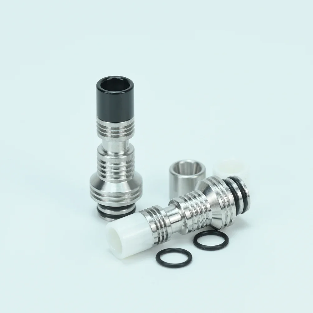 510 طرف بالتنقيط من Wolfcoolvape - تصميم MTL لراتنج الفولاذ المقاوم للصدأ RDA/RTA/RDTA 316