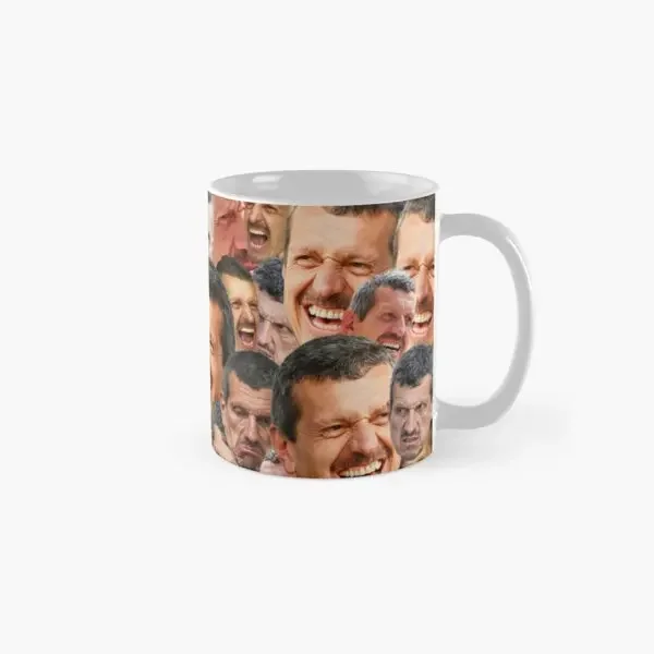 Gunther Steiner Multiple Head Haas T  Mug Simple Printed Photo Image Coffee Handle Round Tea Gifts Picture Cup Drinkware Design