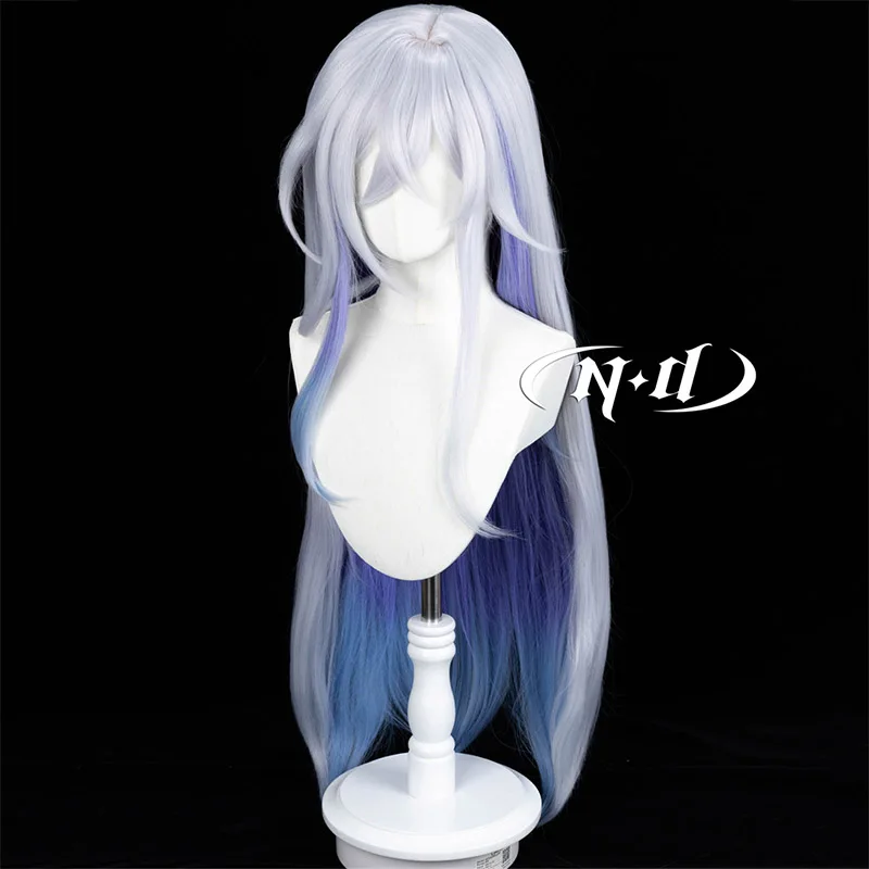 شعر مستعار Genshin impect Kanekalon تأثيري ، ND ، مقاوم للحرارة ، صناعي لحفلة موضوع هزلية ، جودة عالية