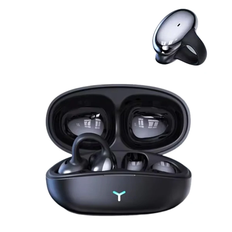 

Clip Headset BLTH5.3 Headset For Gym For Outdoor Activities Long Battery Life Mono Stereo Mode Touch Control Wide Compatibility