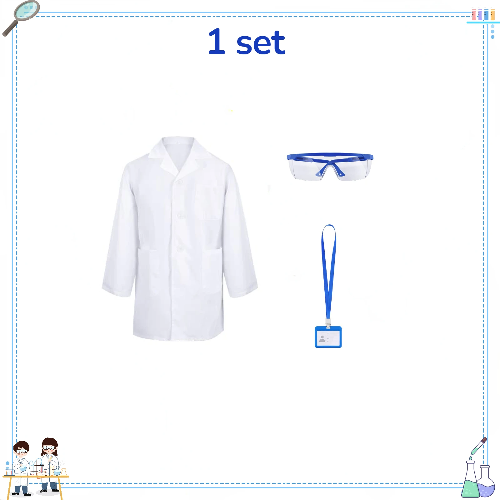 חוקרי מעבדה לבנים