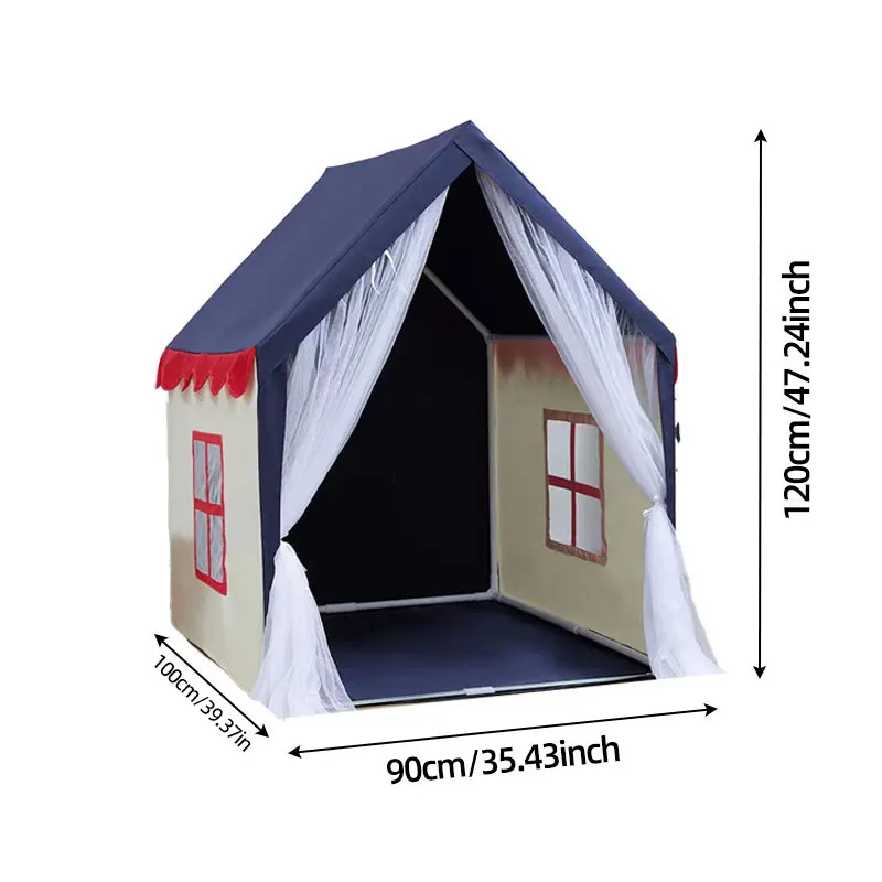 เด็กเล่นเต็นท์เต็นท์เด็กในร่มเจ้าหญิงสาวปราสาทเกมบ้านในครัวเรือนขนาดเล็กบ้านของเล่นกลางแจ้ง House
