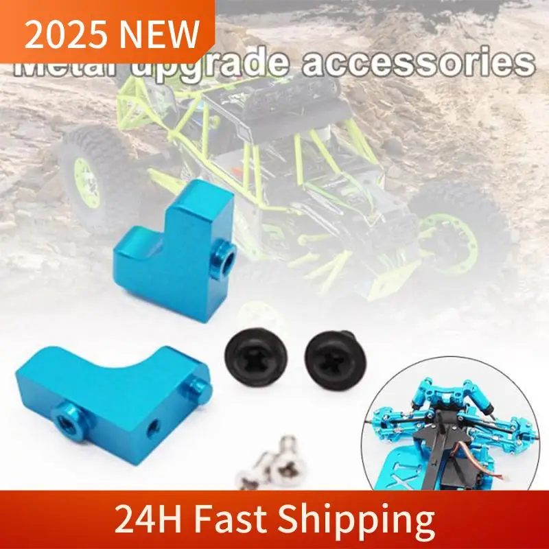 Siège Servo A49U 1/18 pour Wltoys A949 A959-B A969-B bleu et jeu de Conversion de roue essieu et moyeu de plongée hexagonal de 12Mm tournant 1/10 sur route