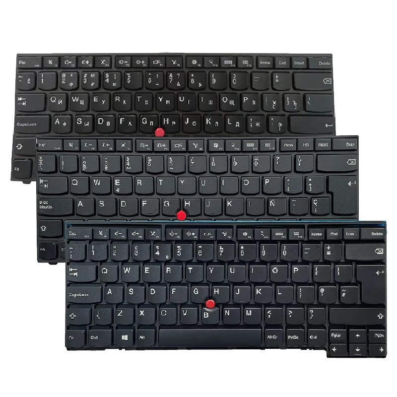 UK/RU/SP/FR/BR/GR/IT/TR Klawiatura do laptopa Lenovo Thinkpad E431 E440 L440 L450 L460 L470 T431S T440 T440P T440S T450 T450S T460 — zdjęcie 2