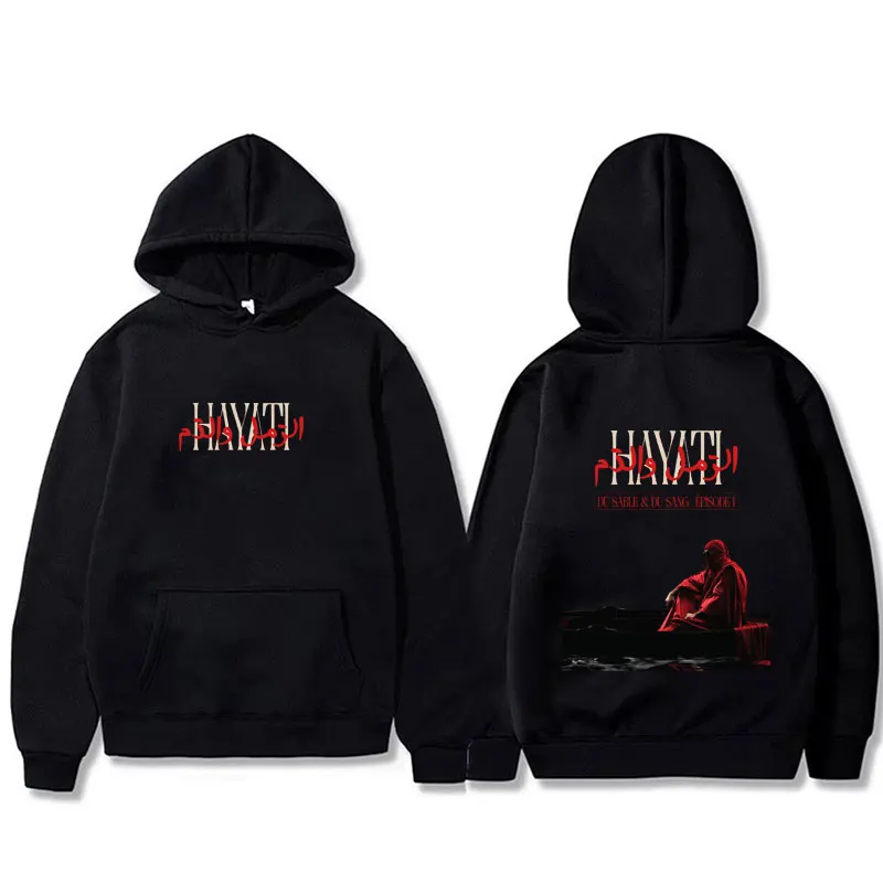 

Rapper Niro Hayati Album Graphic Hoodie Men Women Hip Hop Fashion Pop Music Sweatshirt Man Vintage Oversized Pullover Hoodies