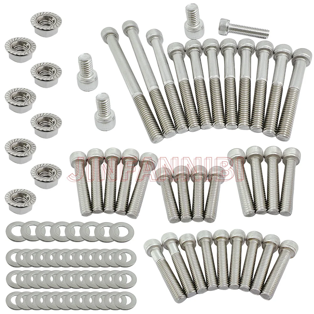 Stainless Steel Engine Bolt Screws Kit Set For YAMAHA BLASTER YFS200 1988-2000 2001 2002 2003 2004 2005 2006