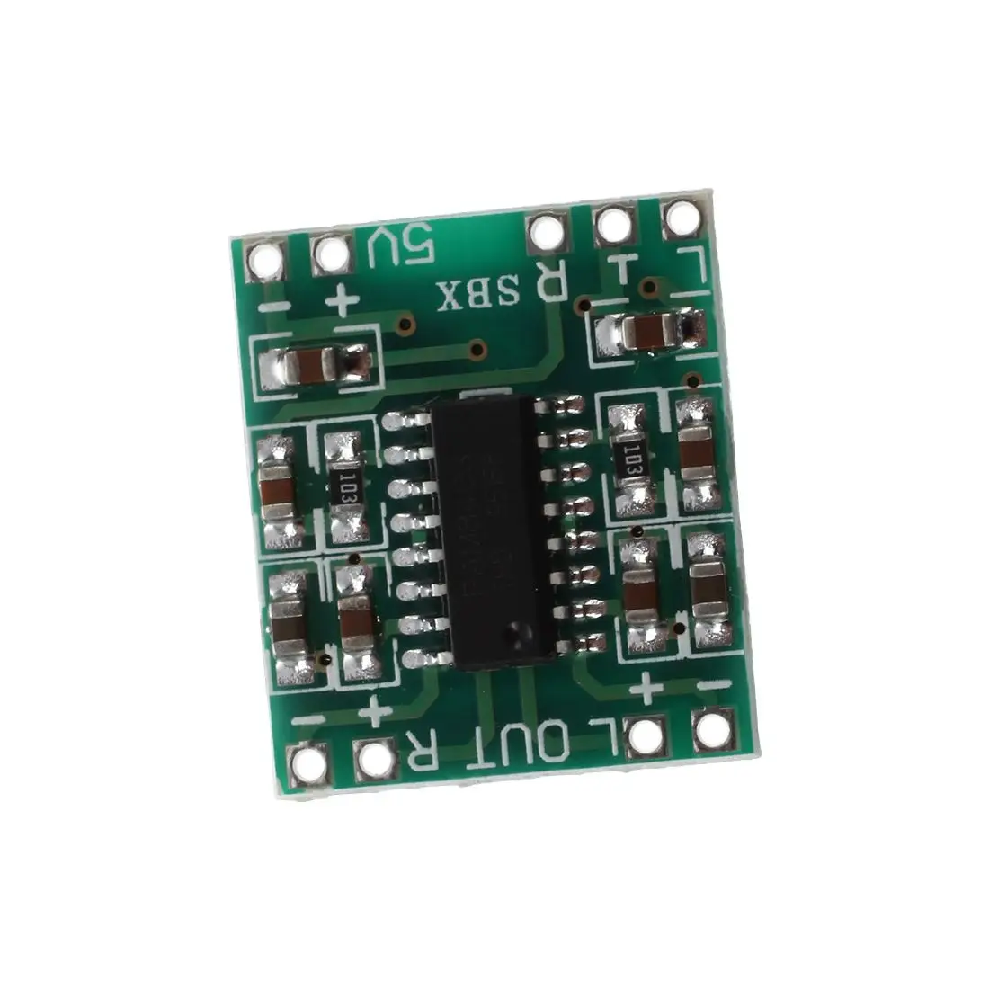 Papan amplifier digital PAM8403, papan LCD Audio USB DC 5V Kelas D