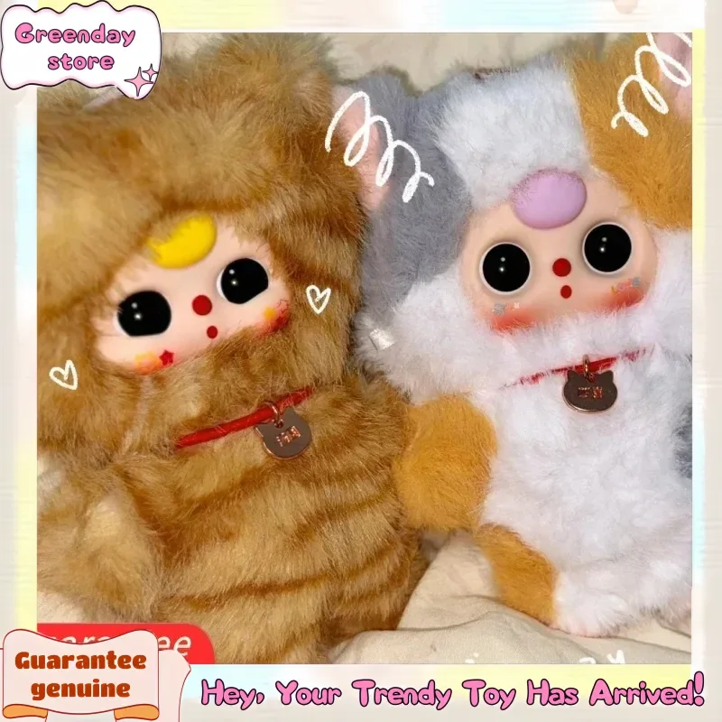 オリジナルベイビー・スリー・フー・アム・キャットぬいぐるみブラインドボックス可愛いぬいぐるみおもちゃアクセサリー女の子ギフト流行おもちゃフィギュア女の子誕生日プレゼント