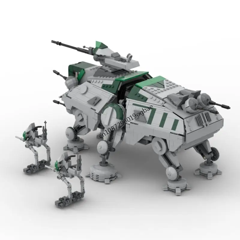 New 2042Pcs Famous Star Battle Movie Moc At-Te Lightning Squadron Model Diy Creative Ideas Kid Toy Birthday Gift Building Blocks view 5