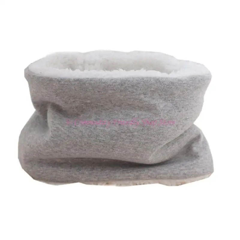 85AE Autumn Winter Baby Scarf Color Plush Scarves Neckerchief Child Neck Collar