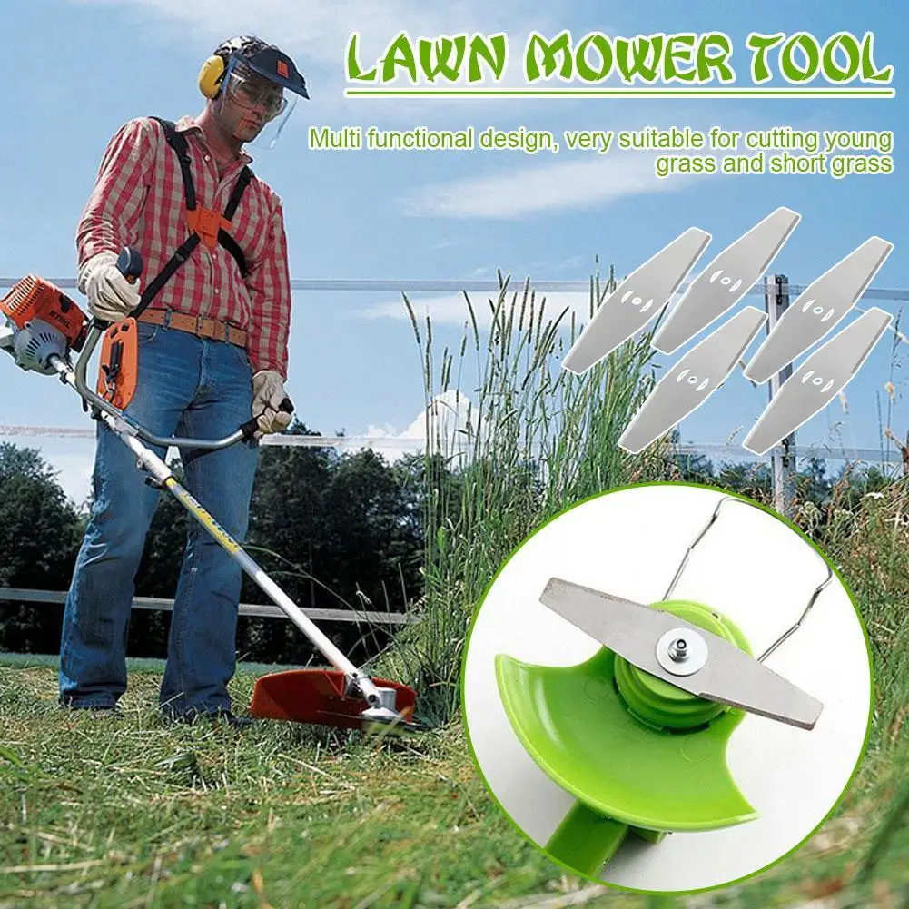 5PCS Grass Trimmer Head Blade Electric Lawn Mower Blades Brushcutter Lawnmower Replacement Spare Parts