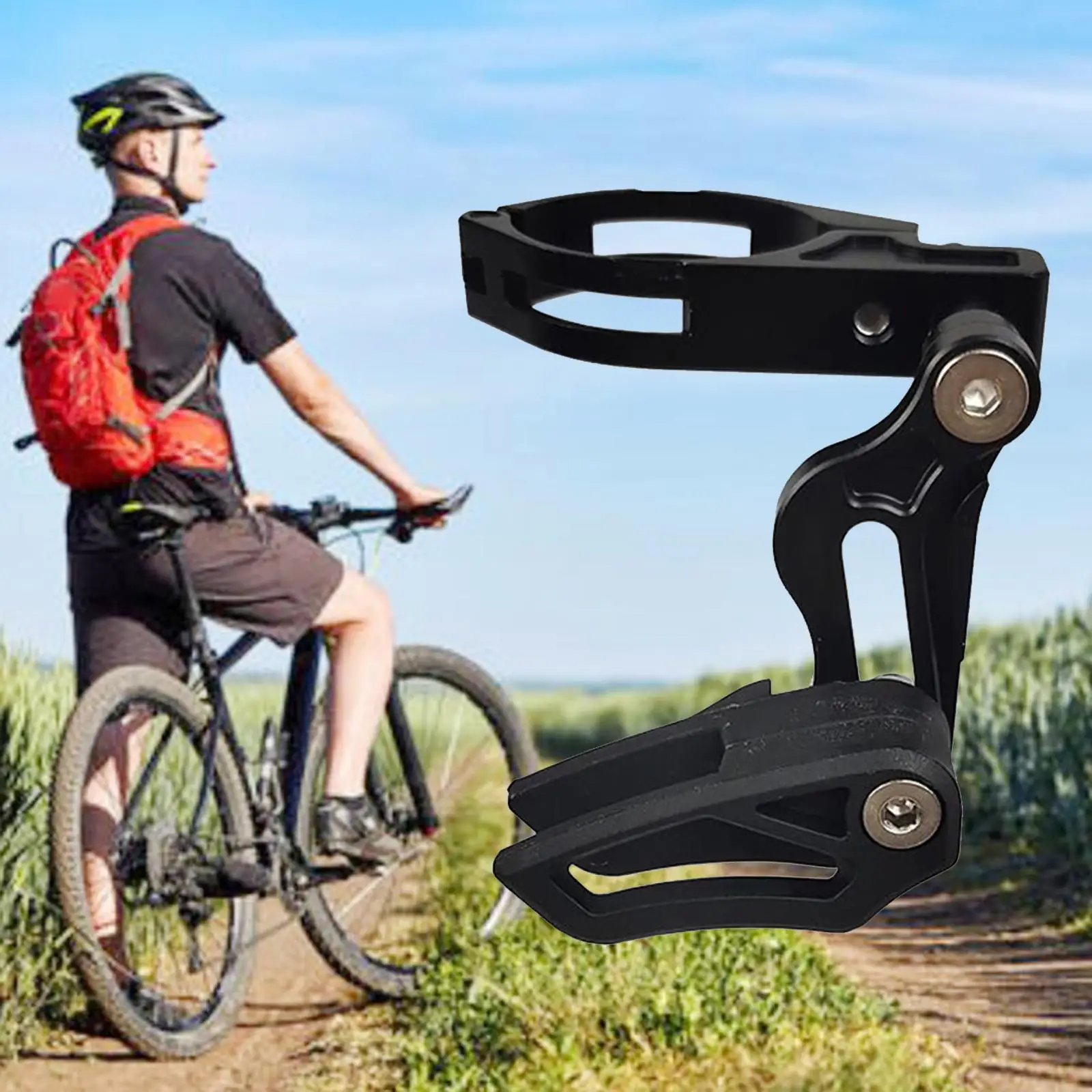 단일 디스크 체인 보호기 자전거 가이드 체인 안정기 가이드 시스템