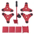 

Alloy Steel Furniture Dolly Roller Shifter Wheels Mover Easy Moving Slider kIT