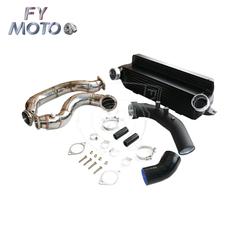العادم النازل + المبرد الداخلي + أنبوب شحن لسيارات Bmw E82 E88 135i 335i E90 E91 E92 E93 Z4 E89 N54 3.0L