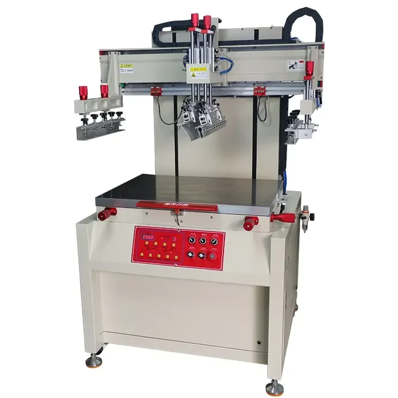 High Precision Semi-Automatic Silk Screen Printer New KC PS-6080V for Plastic and Paper Label Printing