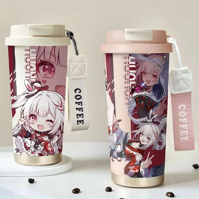 

Honkai Star Rail Coffee Mug Sparxie Stainless Steel Thermos Cup Double Drinking Mouth New Style Cold Hot Drinking Cups Gifts