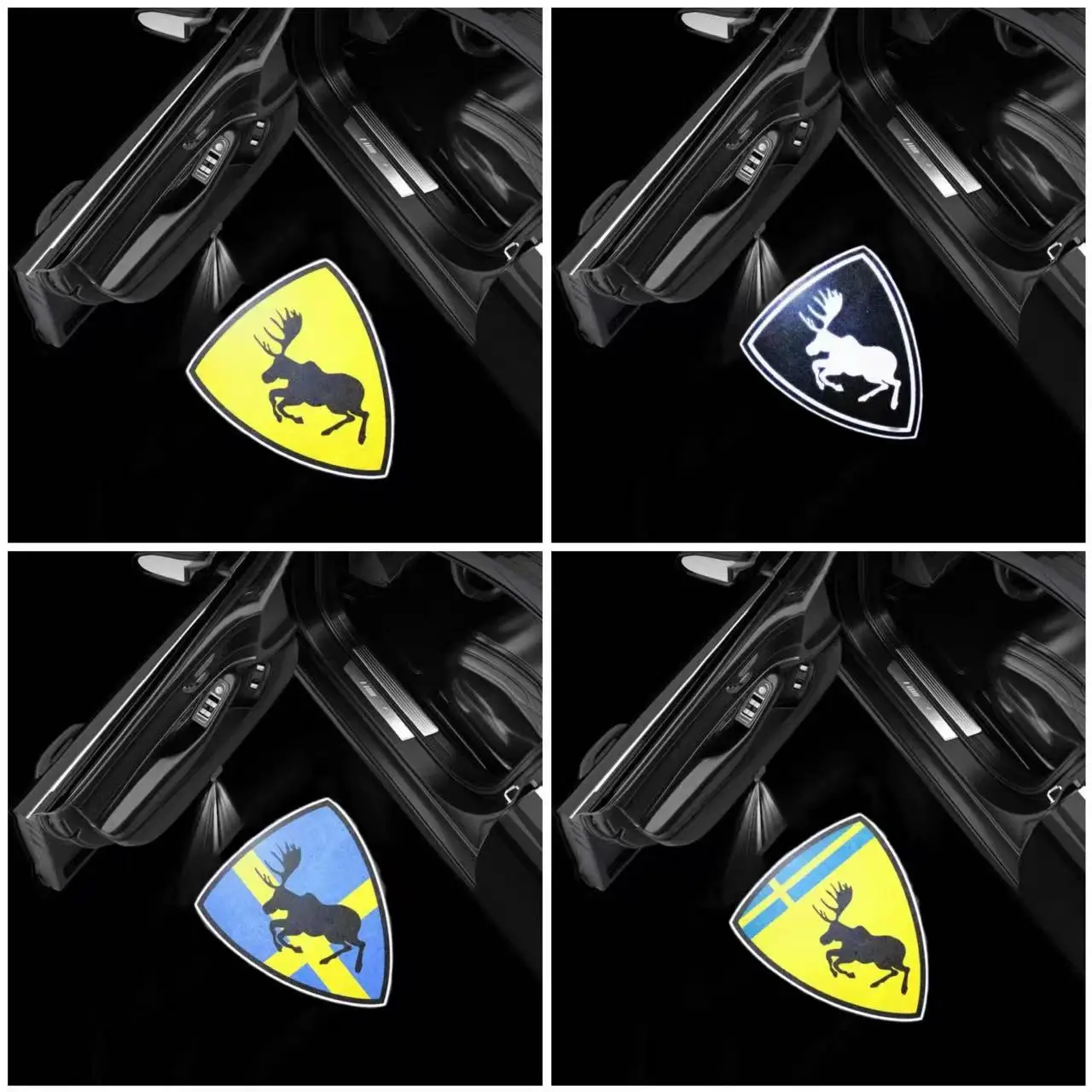 

For Volvo S80 S60 S80L S60L V60 V90 XC60 XC90 POLESTAR LED Lamp Auto Exterior Accessories Car Door Welcome Logo Light Car Goods