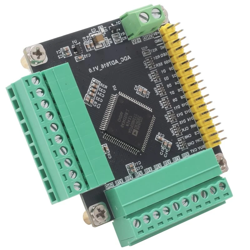 NEWCCDD FPGA-Integrated AD7616 Module 16 Bit 16 Channel High-Speed ADC Synchronous Data Acquisition System 1MSPS Sample Rate