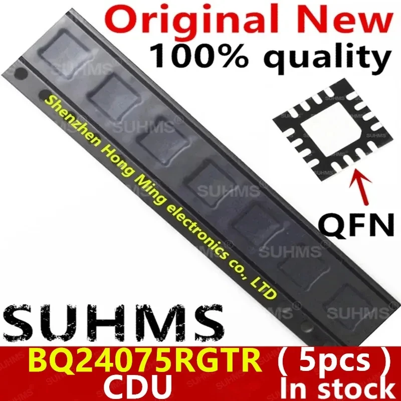 (5 sztuk)100% Nowy BQ24072RGTR BQ24072 CKP BQ24073RGTR BQ24073 CKQ BQ24074RGTR BQ24074 BZF BQ24075RGTR BQ24075 CDU QFN-16 — zdjęcie produktu 4