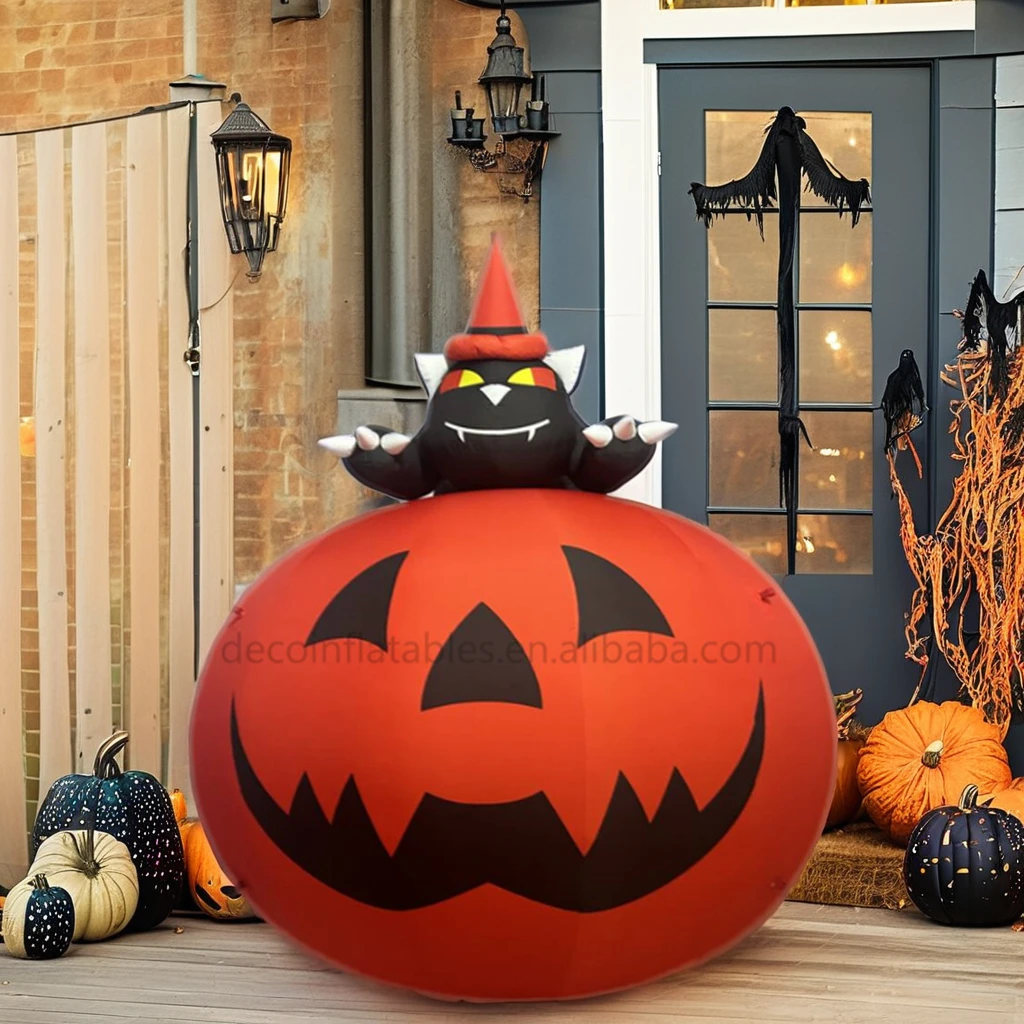 

New Decorated Inflatable Halloween Pumpkin Best Prices With Light