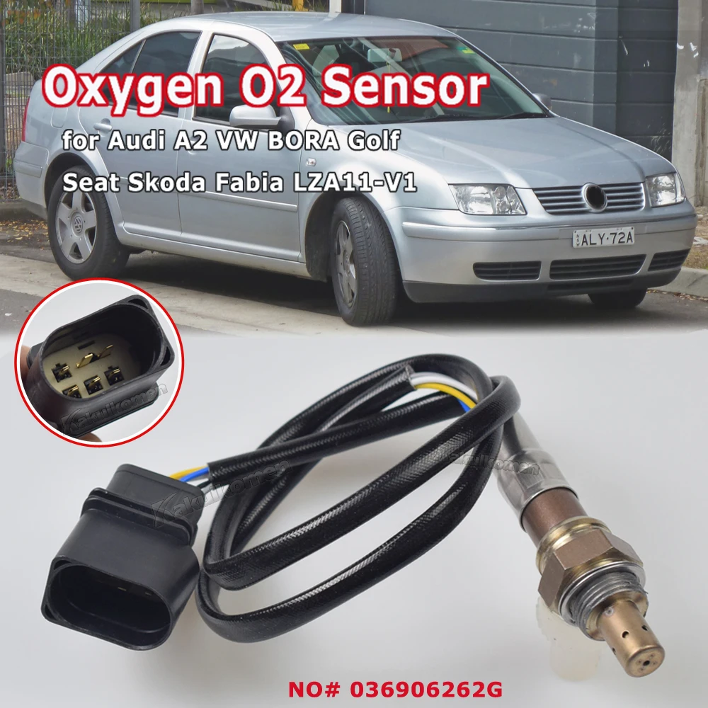 New Oxygen Sensor 036906262G For Audi A2 VW Golf 4 1.6L 2003 Seat Skoda Polo Saloon BBZ BKY 036906265J 030906262K