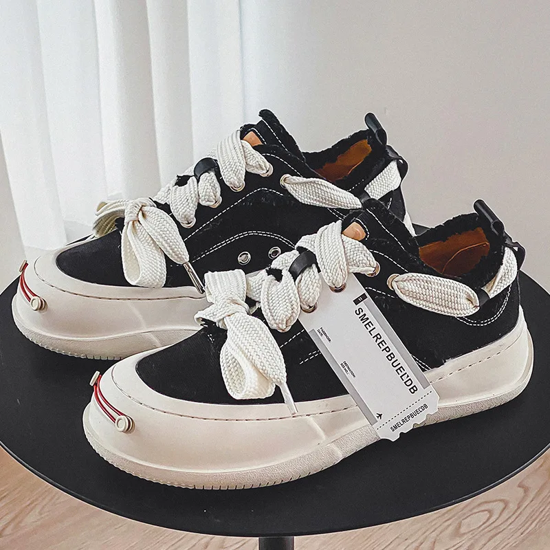 New vintage canvas shoes, distressed shoes for men and women, couple's canvas shoes, college style casual sneakers