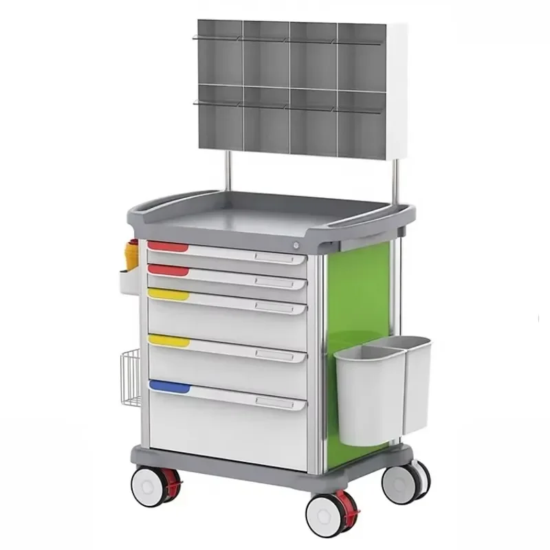 

Practical Equipment First Aid 5th Floor Drawer Nurse Anesthesia Cart Medical
