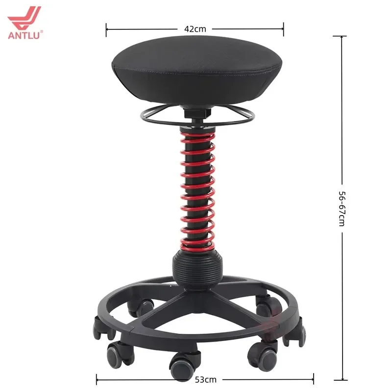 for Antluplus Ergonomic Office Desk Chair Modern Furniture Metal Panel Wobble Stool Swing Stool