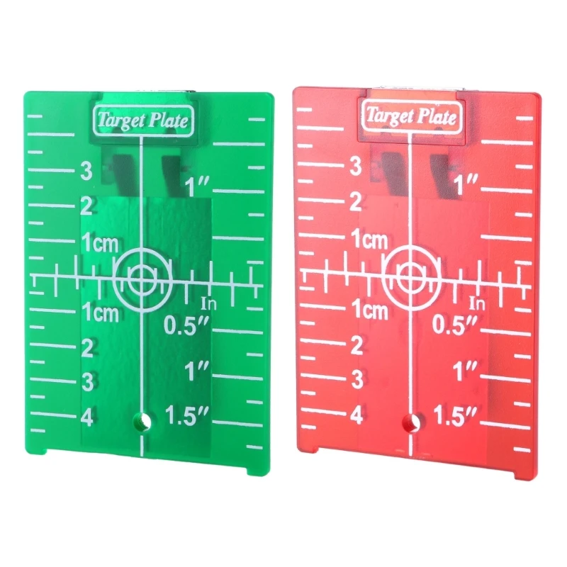 Target Card Plate inch/for cm for Laser Distance Measurer Finder Enhancing the Visibility Lightweight