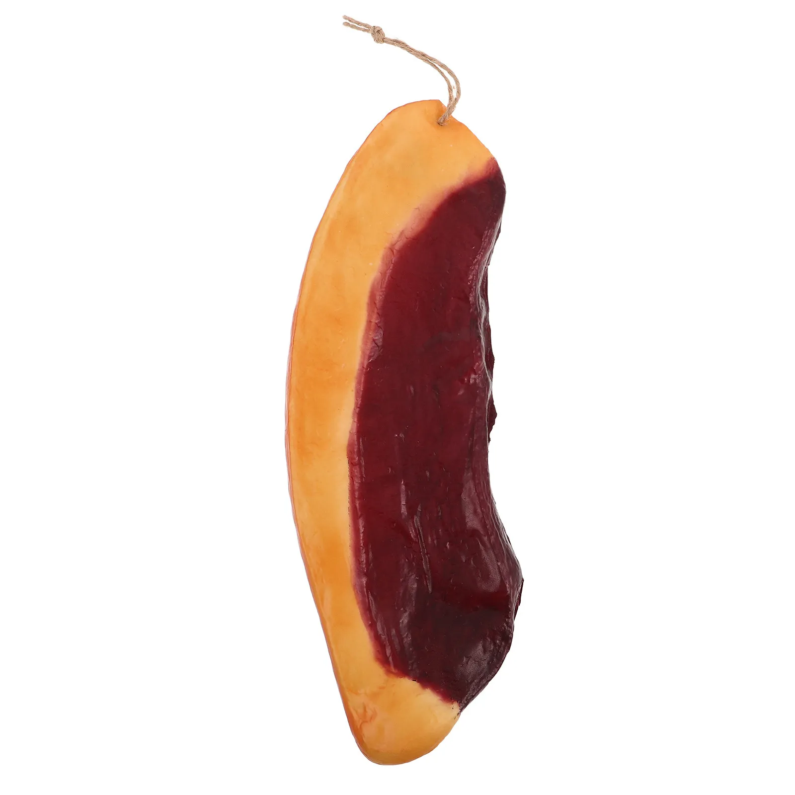 

PU Fake Cured Meat Decoration Lifelike Kitchen Food Prop for Display Cabinets Restaurants Play Kitchens Photo Props Party Themes