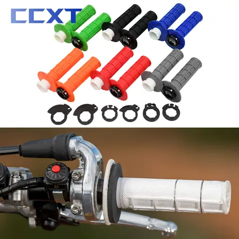 Motorcycle Grips 7/8" 22mm Hand Grip The Snap-on Cam For Yamaha Honda Kawasaki Suzuki KTM Dirt Bike Handlebar Universal Parts