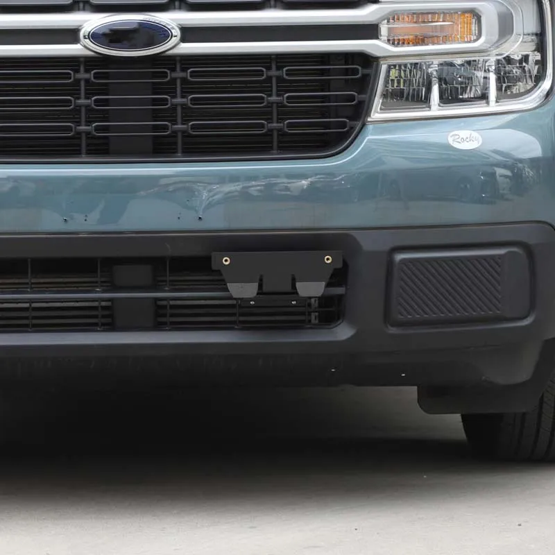 

For Ford Maverick 2022 2023 2024 2025 Accessories Carbon Steel Car Side Mount Front License Plate Holder