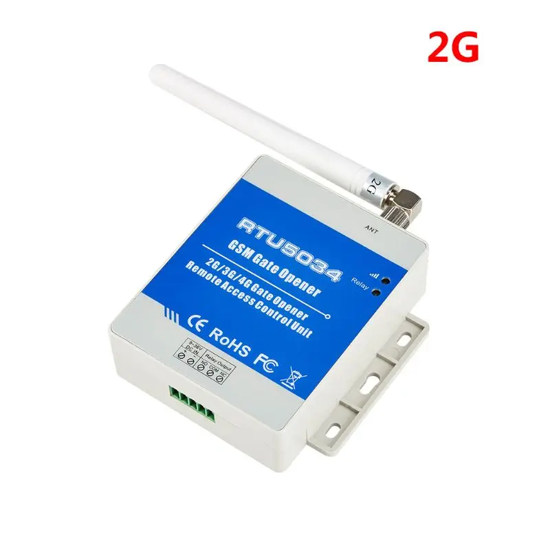 Acesso remoto da porta do relé do interruptor do abridor de porta RTU5034 com controle de discagem GSM gratuito