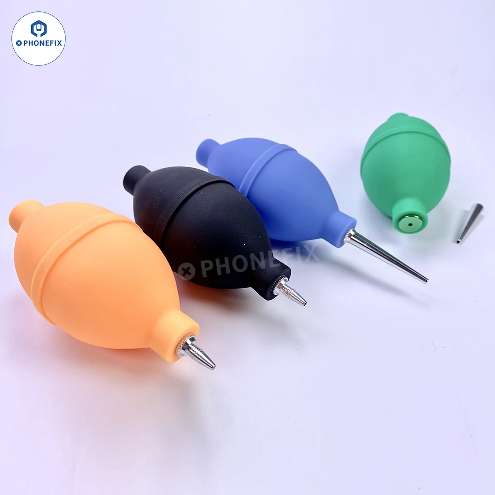 TE-P6 Dust Cleaner Air Blower Ball with Cleaning Pen for Motherboard Electronic Device LCD Keyboard Camera Lens Cleaning