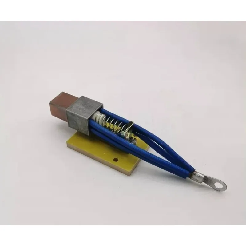 Four Wire High Copper Carbon Brush+Aluminum Brush Box+Fixed Plate,For Welding Positioner Turntable Table Tube Welder