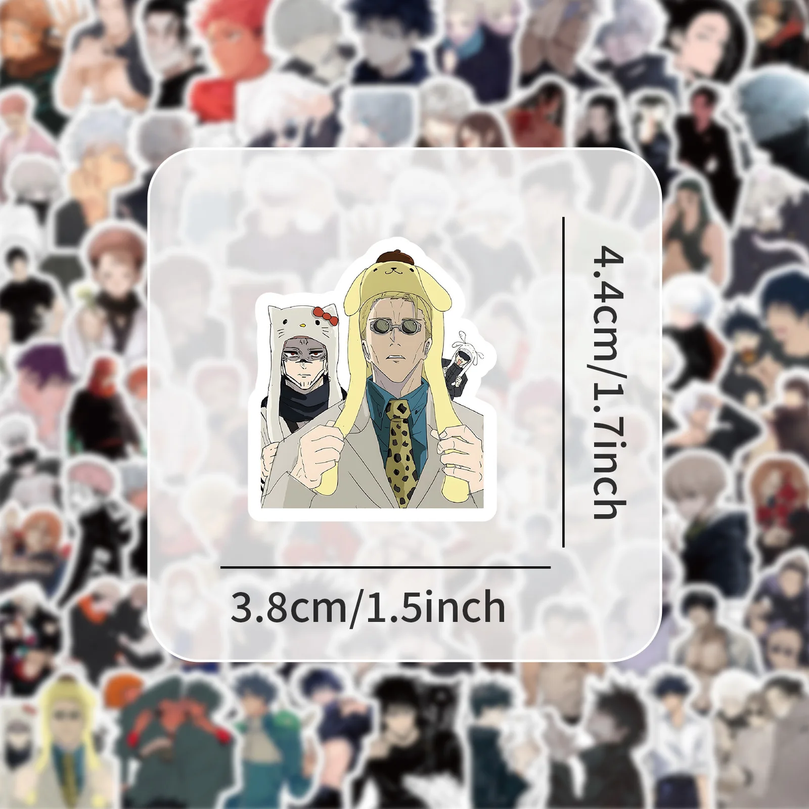 

10/50/103PCS Anime New Jujutsu Kaisen Graffiti Stickers for Bicycle Skateboard Hand Account Pencil Case Decals Toys Gifts