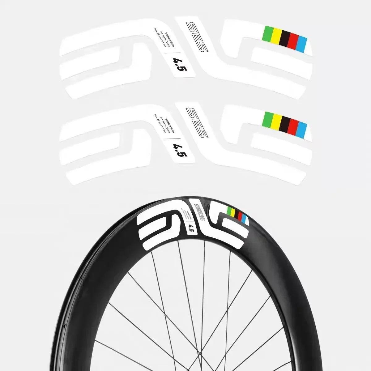 Waterproof Protection Original Label Change Color Coating Wheel Stickers ENEV SES Stickers Wheel Group Stickers