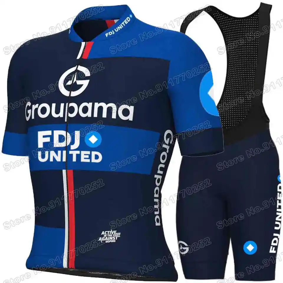 FDJチーム2026サイクリングジャージセット フランスツアー 