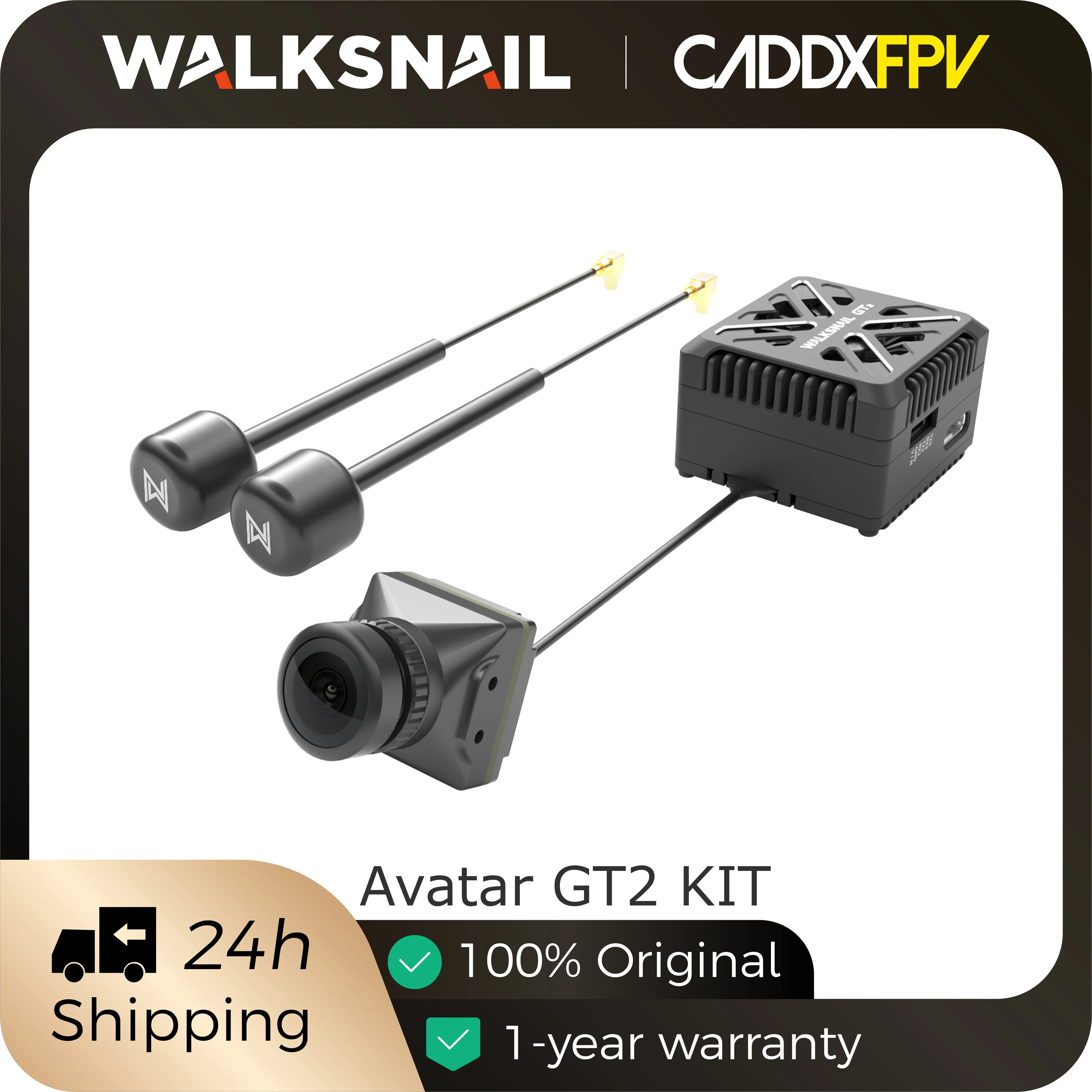 CADDX Walksnail Avatar GT2 VTX Kit Max 2W Digital HD Transmi