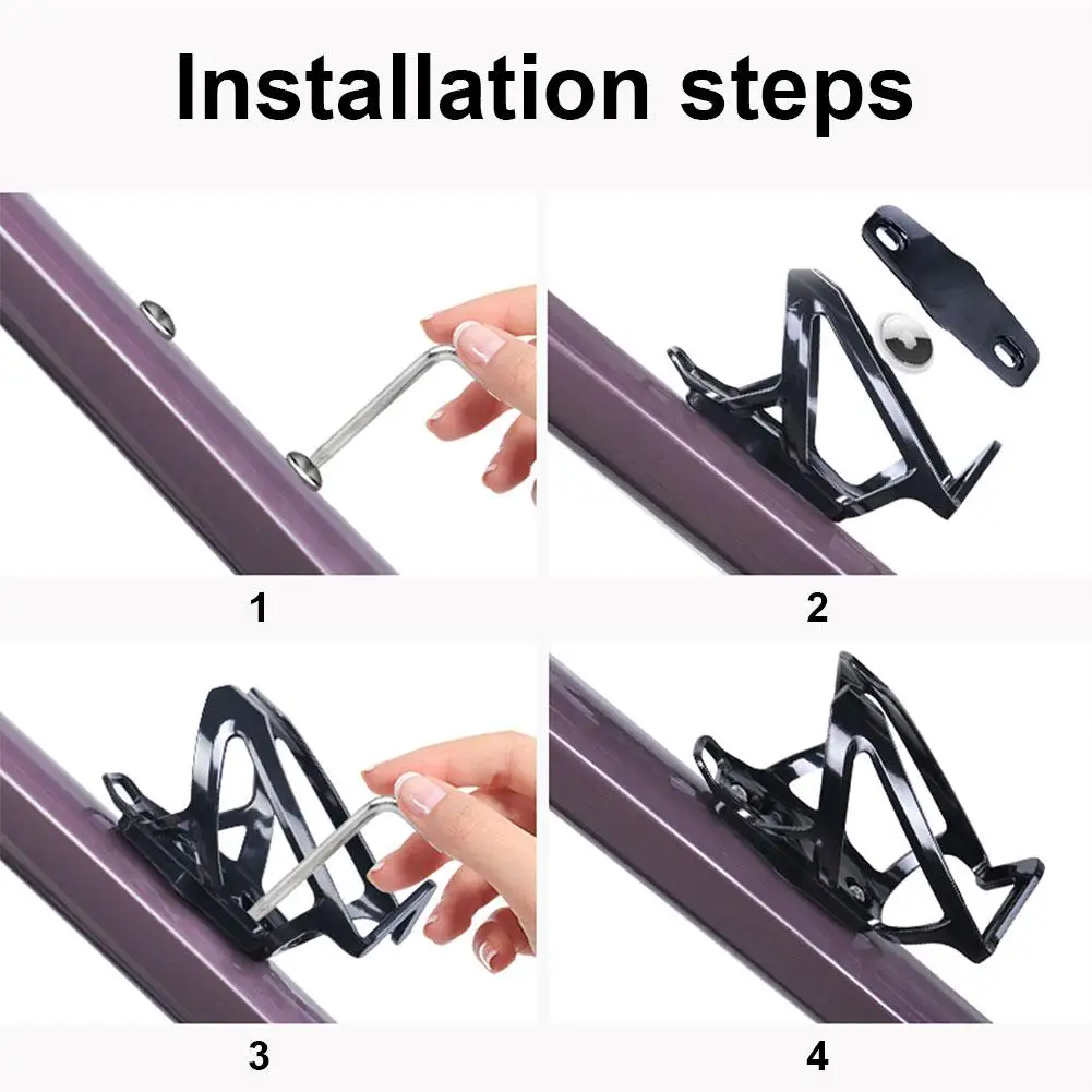 ل Airtag محدد قفص الزجاجات المياه تحديد المواقع الدراجة المضادة للسرقة عالية الجودة دراجة نارية الدراجات كوب ماء حامل #4
