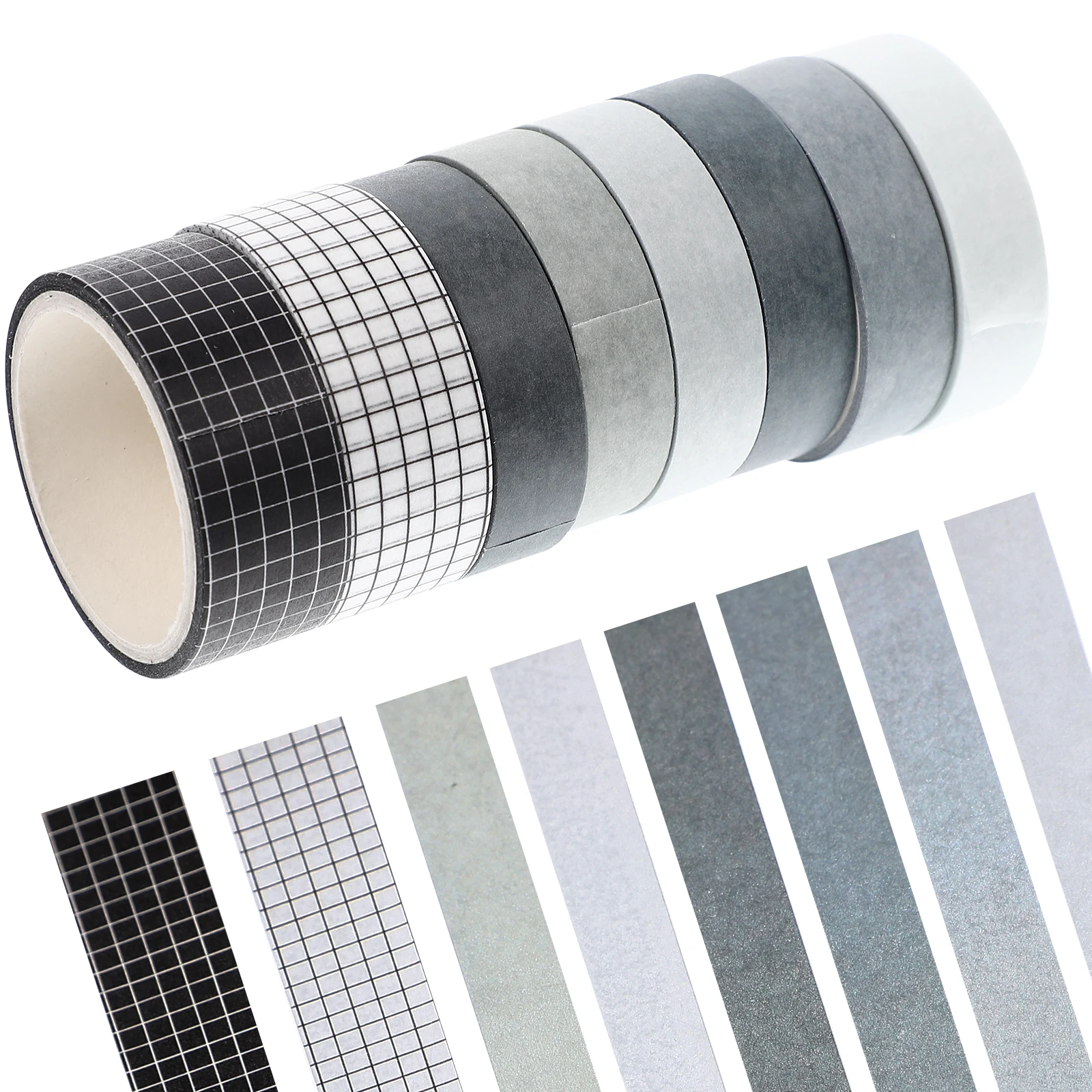 

8 Rolls Scrapbook Pocket Tape Cute Washi for Scrapbooking Adhesive Decorative Bulk