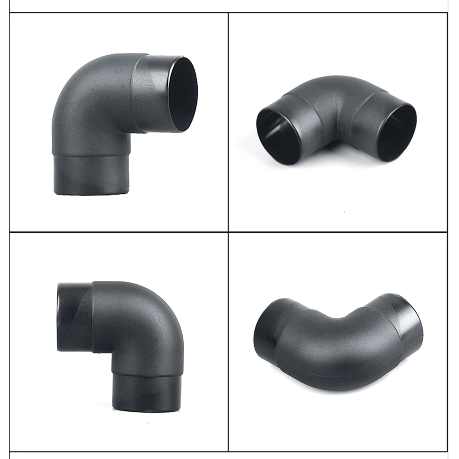 60mm Air Ducting Plastic Pipe Elbow Outlet Connector Fit For 2KW Eberspaecher W ebasto Heater Car Accessories L Air Ducting Pipe