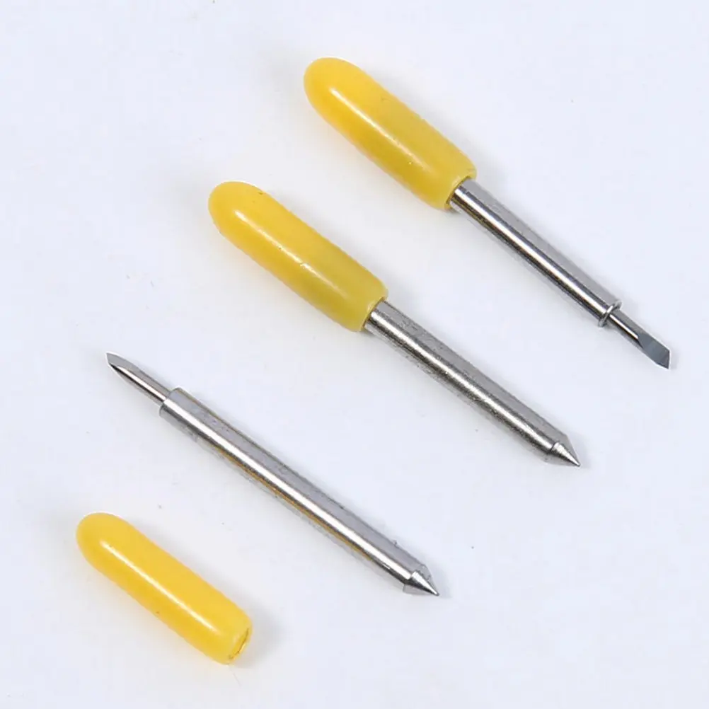 

50 шт. нержавеющих режущих лезвий из вольфрамовой стали для виниловых плоттеров, сменные лезвия для резки ткани