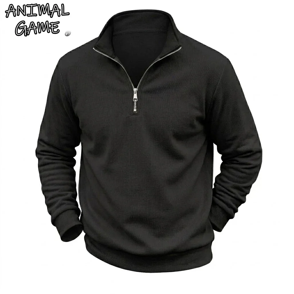 Mens Mens Zip Up Streetwear Mock Neck Jumper Winter Warm Fleece Knit Top Long Sleeve Pullover Outdoor Work Jacket Coats Sweatshirts - Aliexpress Deal