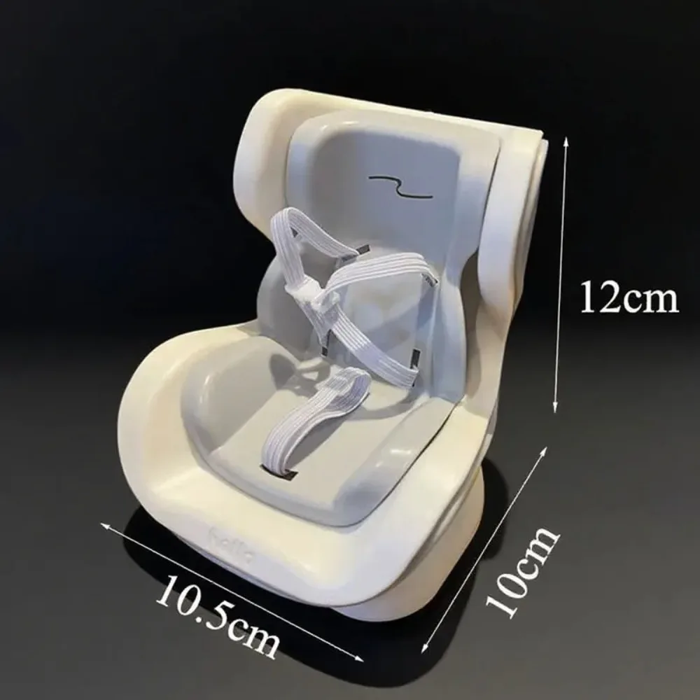Seggiolino auto per bambola, bellissimo mini sedile, finiture per aromaterapia, accessori interni per auto di alta qualità di Labubu