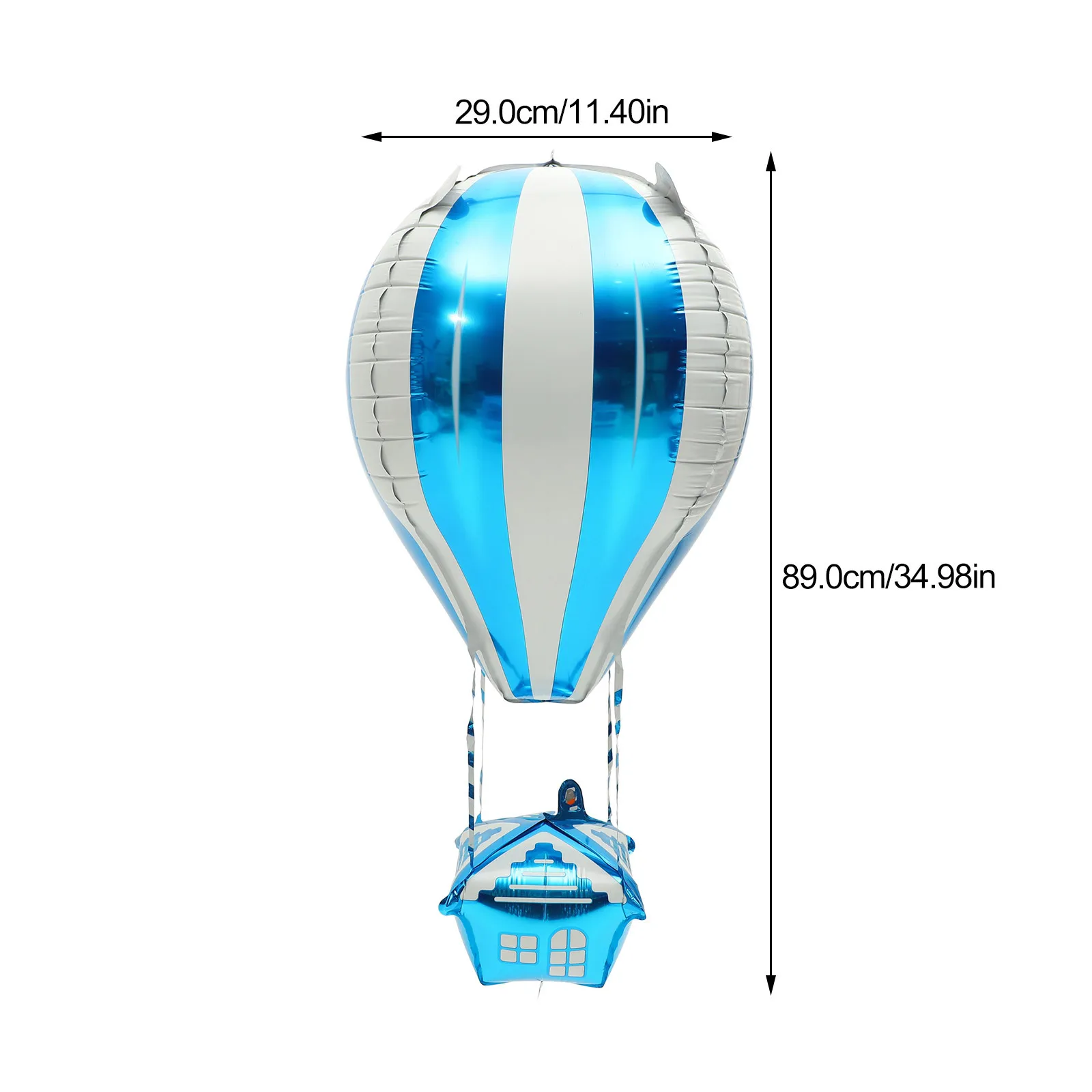 10 قطع من بالونات الألومنيوم للحفلات بالهواء الساخن وحفلات أعياد الميلاد وحفلات الزفاف وديكور الفصول الدراسية بالون هيليوم خفيف الوزن #3