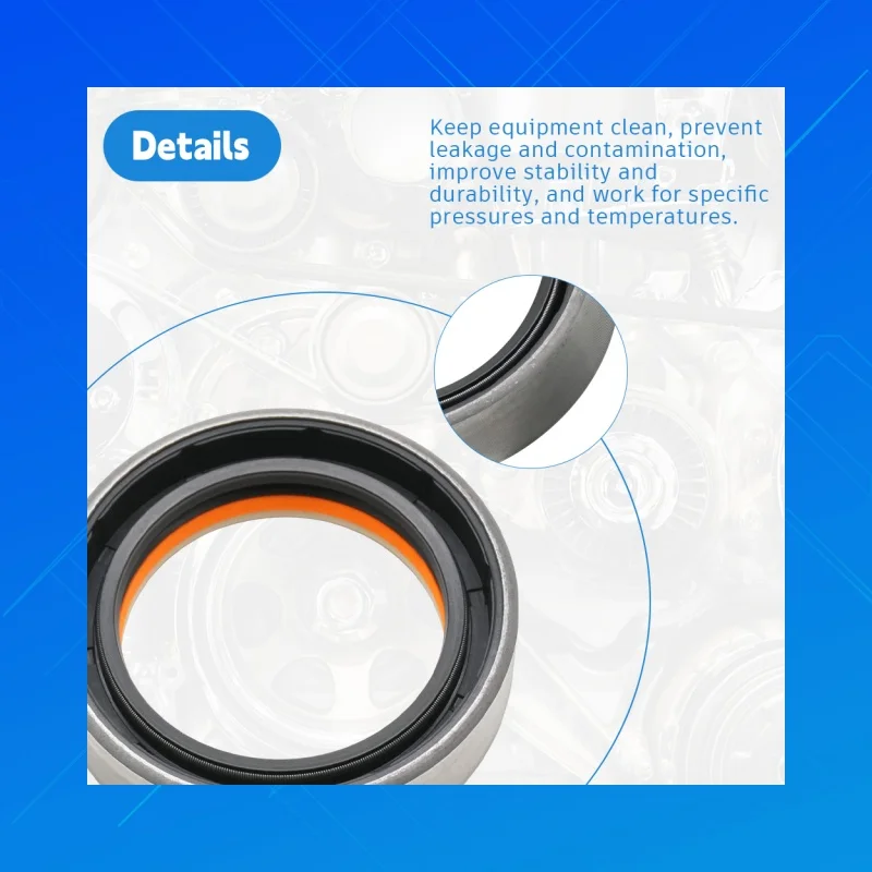 أختام زيت جرار عالية الجودة DMHUI، مقاس 45 × 62 × 16 مم، COMBI SF1، مواد NBR + PU + PU، مناسبة لـ Corteco12012566B AA04507 #5