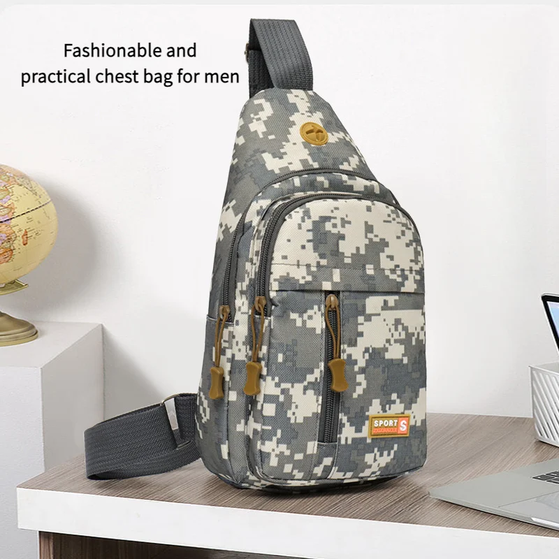 Chest Crossbody Men's Fashionable Versatile Backpack, Niche SportSAnd Leisure Women's Shoulder Bag, Personalized Chest Bag